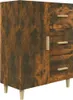 vidaXL Příborník kouřový dub 69,5x34x90 cm výrobek ze dřeva Náhled obrázku produktu 2