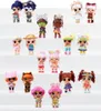 A collection of LOL Surprise dolls displayed on tiered white shelves. Náhled obrázku produktu
