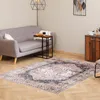 Teppich TRADITIONAL waschbar 160 x 230 cm Grau Rostrot mit Produktbild-Vorschau 2