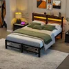 MODFU letto in metallo 120x200 struttura letto con 2 porte Anteprima dell’immagine prodotto 9