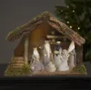 Krippenspiel mit Leiter für Weihnachtsfiguren - 28x19x39 cm Produktbild-Vorschau 3