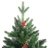 Design New Künstlicher Weihnachtsbaum Klappbar mit Roten Produktbild-Vorschau 5