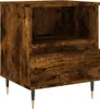 vidaXL Nachttisch Räuchereiche 40x35x50 cm Holzwerkstoff Produktbild-Vorschau 2
