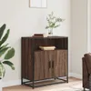 Sideboard Braun Eichen-Optik 68x35x76 cm Holzwerkstoff Produktbild-Vorschau 3