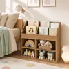 KOMFOTTEU, libreria a 4 ripiani per bambini, scaffale di Anteprima dell’immagine prodotto 4