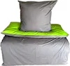 Bettwäsche Baumwolle Uni Wende 135x200 / 80x80 cm Set 2tlg. Produktbild-Vorschau 1