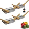 Lot de 4 poêles à griller Bremermann, avec 8 spatules en Voir les images du produit 1