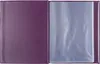 IDENA Zeugnismappe mit 12 Hüllen / Farbe: metallic lila Produktbild-Vorschau 2