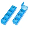Pillenbox 7 Tage 4 Fächer mit Schwarzen Etui Pillendose Produktbild-Vorschau 6