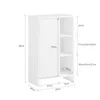 SoBuy BZR156-W Wäscheschrank Badkommode Badschrank mit Produktbild-Vorschau 4