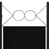vidaXL 4-tlg. Raumteiler Schwarz 160 x 180 cm -  Raumteiler Produktbild-Vorschau 8