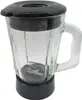 A close-up studio shot of a blender jar with a black lid and base. Anteprima dell’immagine prodotto