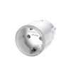 A white smart plug with a transparent cover, shown against a white background. Produktbild-Vorschau