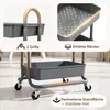Sekey Rollwagen 35 cm breit Badezimmerregal mit 3 Ebenen Produktbild-Vorschau 2