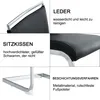 Flieks Esszimmerstühle 4er Set Polsterstuhl Freischwinger Produktbild-Vorschau 5