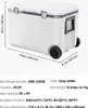 VEVOR tragbare Kühlbox (45 Qt / 64 Dosen) mit Produktbild-Vorschau 7