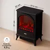 Cheminée électrique KAMINIO LENI - Poêle électrique avec Voir les images du produit 6