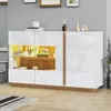 Sweiko Sideboard Commode brillante, panneau de particules Voir les images du produit 3