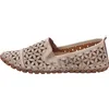 Gemini Damen Slipper Leder Mokassin floral Blumen Cutouts Produktbild-Vorschau 6