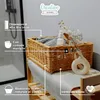 Creative Home Cesto Portaoggetti in Vimini | Naturale con Anteprima dell’immagine prodotto 5