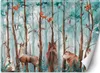 Vlies fototapete Waldtiere Hirsche Bären Füchse 200x140 cm Produktbild-Vorschau 1