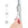 A hand is shown connecting a power adapter to a baby swing. Produktbild-Vorschau