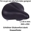 Fahrradsattel Feder deluxe 260 x 250 mm Produktbild-Vorschau 5