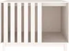 vidaXL Dog House White 100x70x72 cm Masivní borovicové Náhled obrázku produktu 3