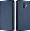 Litchi Leder Handyhülle für Samsung Galaxy A6 2018 Wallet Produktbild-Vorschau 2