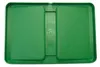 The image shows the inside of a green plastic lid, likely for a bin or container, with two recessed rectangular areas. Produktbild-Vorschau