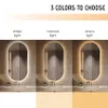 Specchio da bagno a LED ovale 50x100cm retroilluminato Anteprima dell’immagine prodotto 4