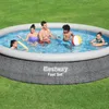 Bestway runder aufblasbarer Fast-Set-Pool – Rattan-Druck – Produktbild-Vorschau 2