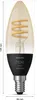 Philips Hue LED Kerze E14 White Ambiance 4,9W 2er Set Produktbild-Vorschau 5