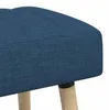 Banc rembourré VidaXL, bleu, 60 x 40 x 45 cm, tissu Voir les images du produit 6