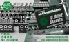 A split image showing a set of screwdriver bits on the left and a warranty card and ratchet on the right. Produktbild-Vorschau