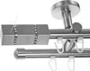 Innenlauf Gardinenstange Ø 16mm Metall Edelstahl Look Produktbild-Vorschau 1