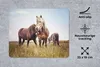 MuchoWow® Mauspad Mousepad Pferde - Gras - Frühling 23x19 Produktbild-Vorschau 2