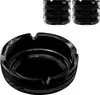 Aschenbecher für draussen Schwarz 11cm | 6 Stück Produktbild-Vorschau 1