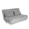 HOMLA Sofa SOLACE 2-osobowa, z funkcją spania sztruksowa Podgląd zdjęcia produktu 2