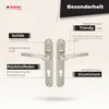 DOMINO Türgriff 72 Drückergarnitur PZ-Profilzylinder Set| Produktbild-Vorschau 8