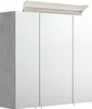 Spiegelschrank 70 inklusive LED-Acrylglaslampe beton EEK: F Produktbild-Vorschau 1