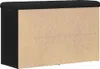 vidaXL Schoenenkast, zwart, eikenlook, 82 x 32 x 50 cm, Productafbeelding-voorbeeld 7