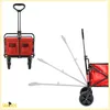 Sunshine roter Strandwagen faltbar Tourist Strand Camping Náhľad obrázku produktu 9