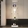 Sklenené vitríny INONEFT s LED osvetlením, jednodverová Náhľad obrázku produktu 4