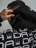 DADA Supreme Oversize Hoodie s celoplošnou potlačou loga a Náhľad obrázku produktu 5