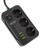 Vayox Steckdosenleiste 3-Fach Schuko 2m Schwarz | Produktbild-Vorschau 5