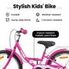 vidaXL Kinderfahrrad 18 Zoll für 5-7 Jahre alt Rosa Produktbild-Vorschau 4