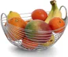 Zeller Obstkorb, oval, Metall verchromt 28x 25,5 x 16 cm Produktbild-Vorschau 3
