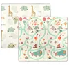 Krabbelmatte Baby 180x200 XXL, Faltbare Spielmatte 1cm Produktbild-Vorschau 2