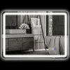 Specchio da bagno a LED HOMCOM, pannello antiappannamento, Anteprima dell’immagine prodotto 1